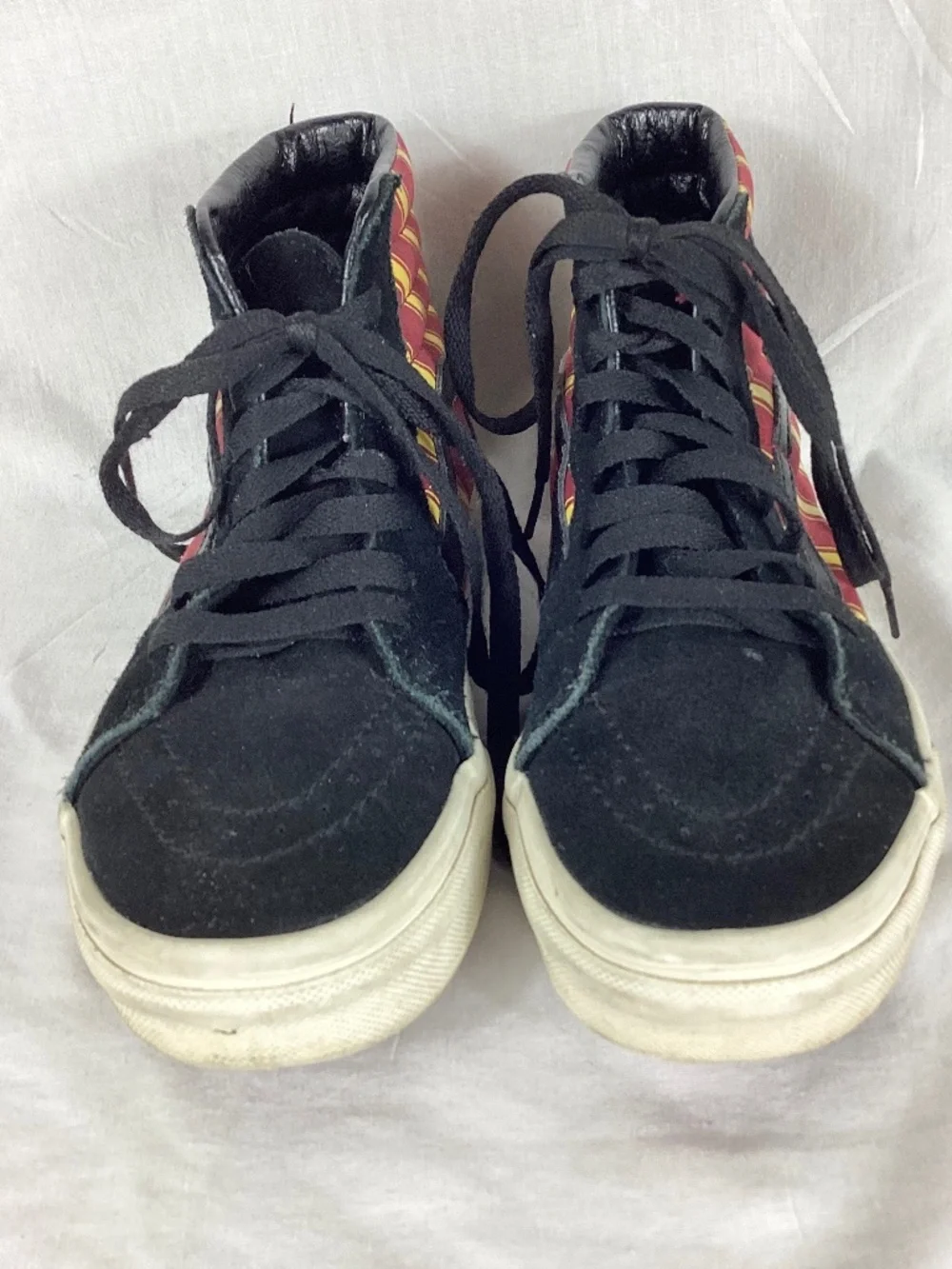 Vans Harry Potter Unisex Suede Shoes Mens Size 4 Womens 5.5 Hightop Black Red